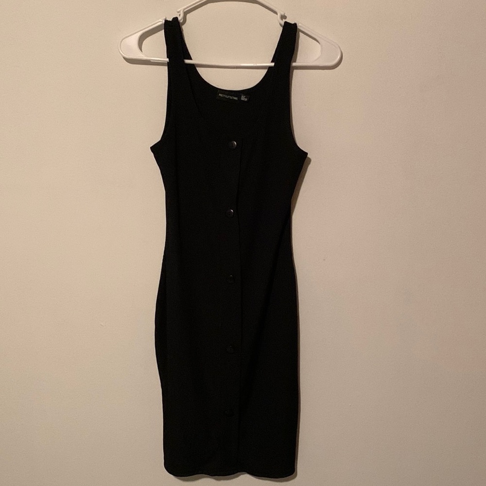 PRETTYLITTLETHING Black sleeveless Dress